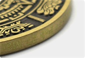 custom Challenge Coin Edge