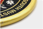 custom Challenge Coin Edge