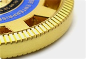 custom Challenge Coin Edge