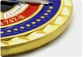 custom Challenge Coin Edge