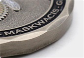 custom Challenge Coin Edge