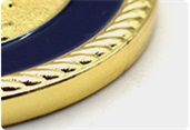 custom Challenge Coin Edge