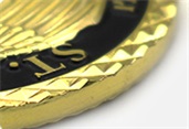 custom Challenge Coin Edge