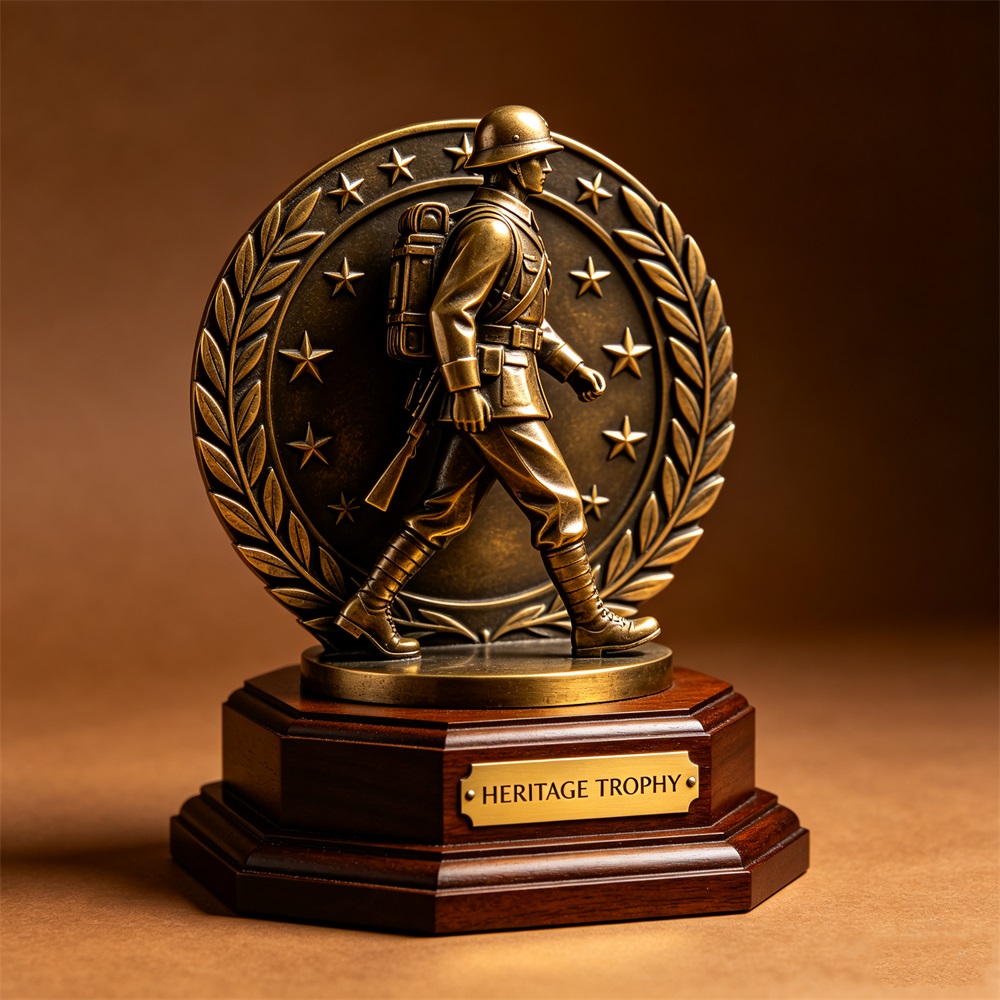 Custom Military Veteran Trophies Manufacturer | Custom Military Service Awards